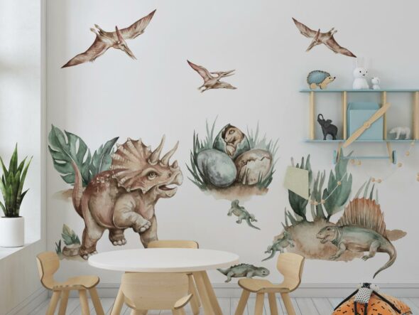 Triceratops naklejki na ścianę