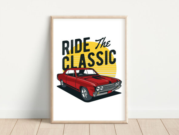 Ride the classic plakat do pokoju młodzieżowego