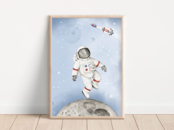 Plakat astronauta